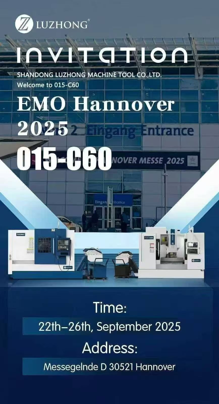 EMO Hannover 2025, Hall15 Booth C60